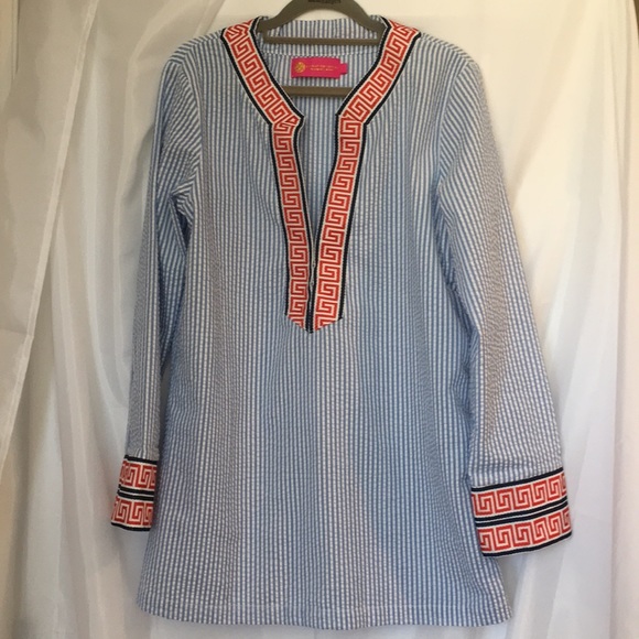 MacBeth Margaret Joseph Tops - Macbeth collection seersucker tunic  spring.